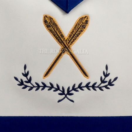 Blue Lodge Officer Apron Gold Blue #5